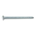 Midwest Fastener Sheet Metal Screw, #6 x 2 in, Zinc Plated Steel Pan Head Combination Drive, 100 PK 03164